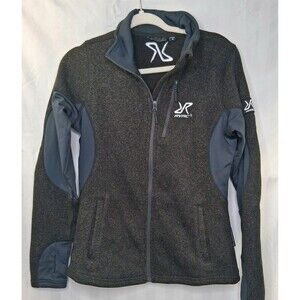 Fusion Fleece Jacket Sweater Women’s Revolution Race Black Blue Size M